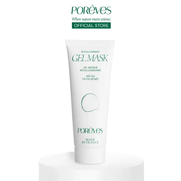 [XK] (HSD: 01/11/2025) PORÊVES Mặt Nạ Tẩy Tế Bào Chết Hỗ Trợ Làm Dịu Da REVOLUTIONARY GEL MASK 75ml