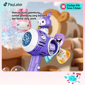 Kuromi Bubble Gun Anak, Handheld Otomatis dengan Lampu & Angin, Mainan Tiup Gelembung Baru  Toys mainan  balon  gelembung ring  63mm mainan  ufo  yb  rich  brian firework  bubble  machine