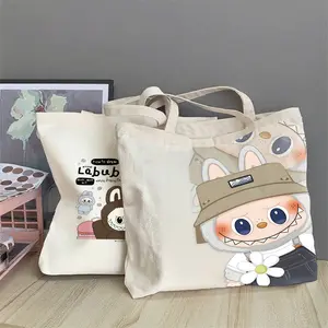 Tas Kanvas Stacked Fabric Patterns Kokoh Tahan Lama Tahan Deformasi Bernapas Lebih Ringan dari Tas Kulit Coquette Legato Largo Japan Ukuran 30cm*40cm 25cm*30cm
