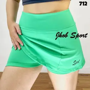 Rok Mini Strit/Rok Pendek Olahraga Wanita Polos/Rok Celana Wanita/Rok SENAM ZUMBA RENANG AEROBIC GYM