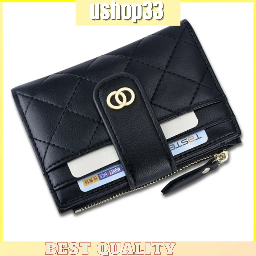 READY STOCK USHOP33 New Luxury Women Short Wallet Lady Purse with Card Holder