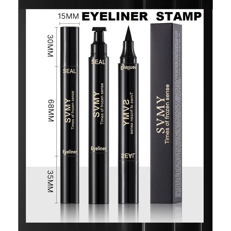 Eyeliner Stamp 2 in 1 Waterproof Liquid Eyeliner Pensil 7