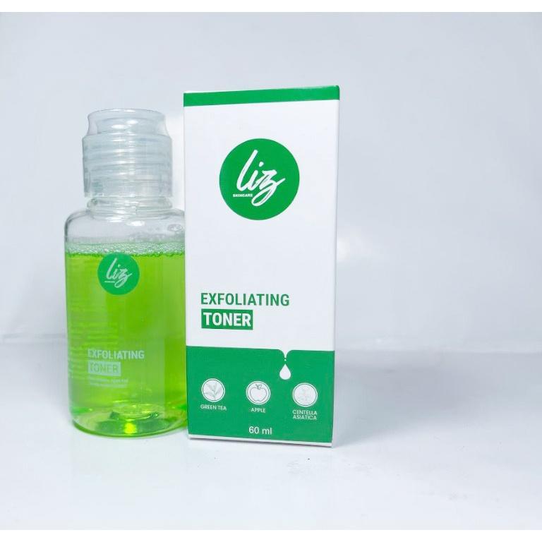 Promo Lizskincare  Exfoliating Toner Pengangkat Sel Kulit Mati Wajah Toner Pengelupasan Toner Flek Hitam Melasma Noda Hitam Bekas Jerawat 5