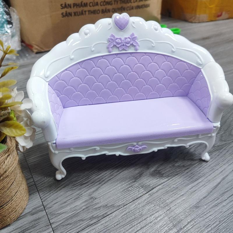 ghế sofa cổ điển dễ lắp đồ chơi nội thất nhà búp bê Toy 1