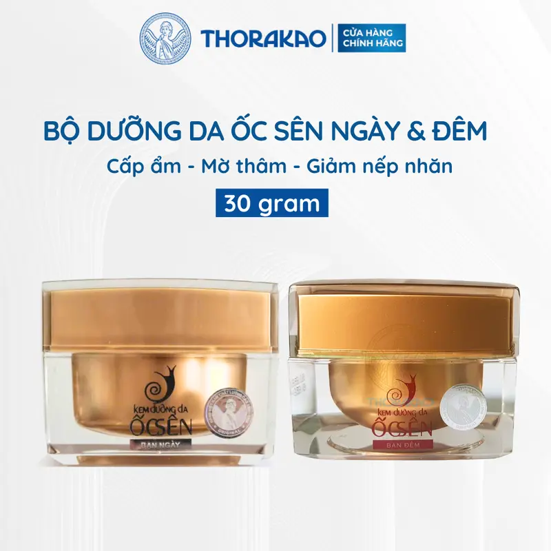 Dưỡng Da Ốc Sên Ngày Và Đêm Thorakao 30G 0