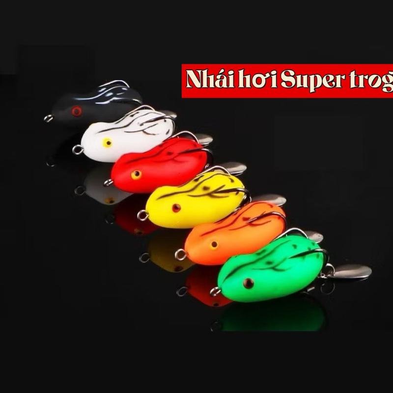 Mồi Câu Cá Lóc Super Frog Nhái Hơi Câu Cá Lóc Siêu Nhậy Thái Lan Cá Cắn - Fishing, Lure