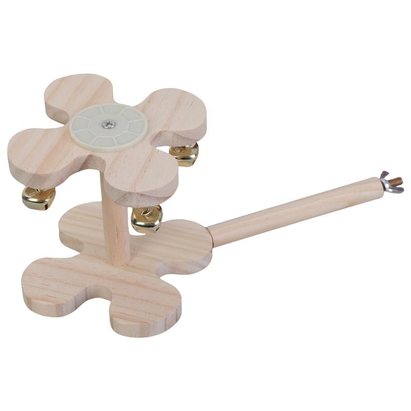 Picture of HNKJ Colorful Rotating Bird Perch Toy for Small Parrots Encourage Fun ...