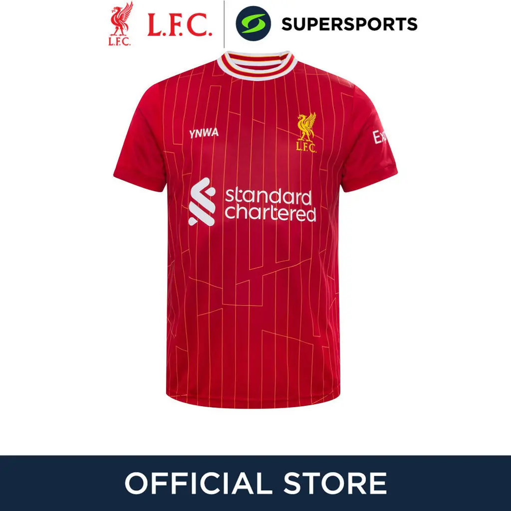 Áo thi đấu nam LFC bằng sợi lưới khô nhanh, áo ngắn tay thể thao thoải mái Sport