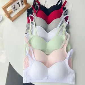 Bra Push Up Busa Tipis Ukuran Remaja Tanpa Kawat Bh Wanita Motif Polos Dewasa