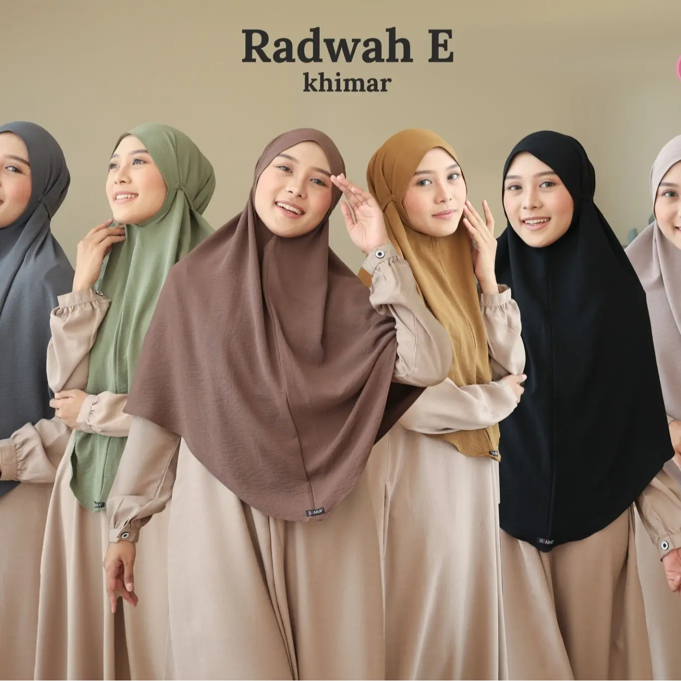 KHIMAR RADWAH E ZIZARA BERGO INSTAN LANGSUNG TALI
