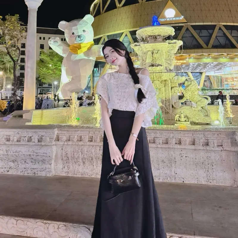 Áo ren sang chảnh cánh dơi
