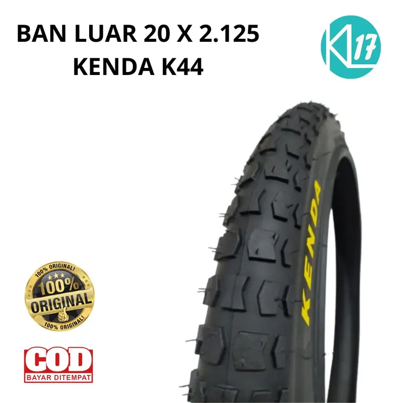 BAN LUAR 20 x 2.125 KENDA PAKET BAN SEPEDA 20 BMX MINION FOLDING Outdoor 3