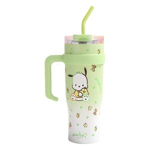 Botol Air Kartun, Reka Bentuk Kincir Gergaji Kreatif 304, dengan Pemegang, Sanrio, Bernilai Tinggi, Kapasiti Besar, Sesuai untuk Ais Sejuk dan Air Sejuk tumbler  makro tumbler  stitch  combo Bottles Kitchenware