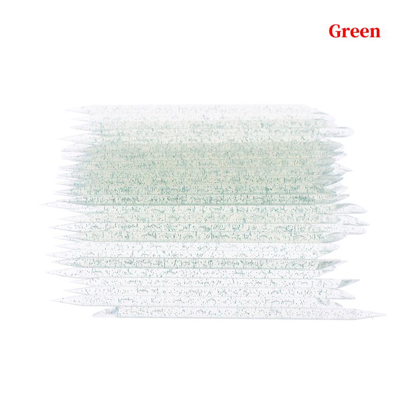 Product Introduction of 50Pieces Stick Cuticle Tool Doublehead Reusable Crystal Wood Stick Pedicure Care 31