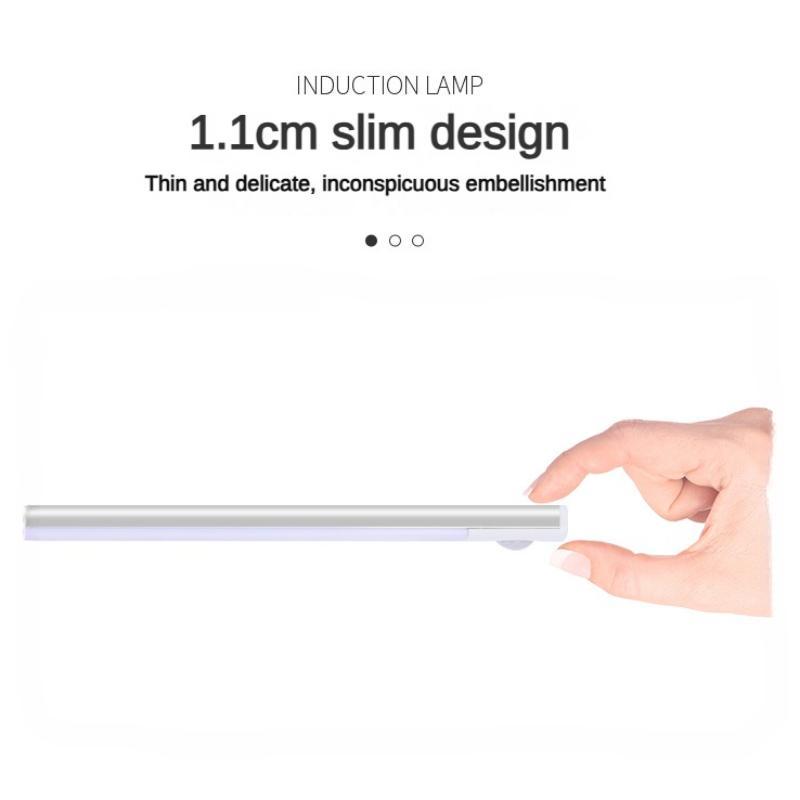Product Introduction of Ultra-thin Smart Sensor LED Light, USB Rechargeable Magnetic Strip LED Light, Portable LED Light for Closet, Cabinet, Hallway 6