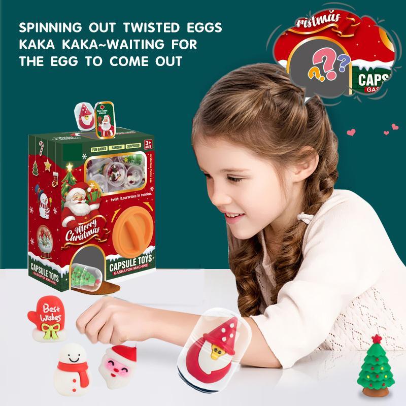 Cartoon Shape Capsule Toy, 1 Box Egg Twisting Machine, Cardboard Box Gift, Blind Box Machines with Random Capsule Toys Egg 4