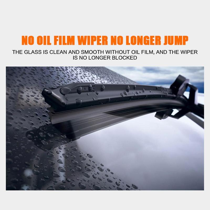 Product Introduction of Car Front Windshield Oil Film Cleaning Paste Strong Auto Glass Water Cleaning Agent Car Glass Cleaner Oil Film Remover 40