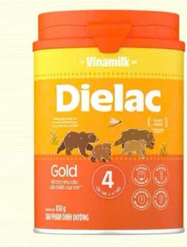( Combo 2 lon kèm quà ) Sữa Công Thức Dinh Dưỡng Vinamilk Dielac Alpha Gold Phát Triển Toàn Diện Lon 850g