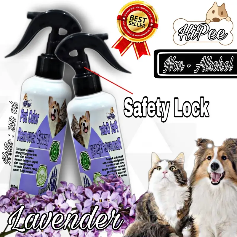 Penghilang Bau Kencing Kucing Anjing 250ML / Pet Odor Remover Spray / Litter Box / Pasir Kucing / Kucing / Anjing / Cat Dog / CatDog / Cat Dog / Dog / Cat / Pengharum Kandang / Penghilang Bau Kandang / Penghilang Bau Kotoran 3