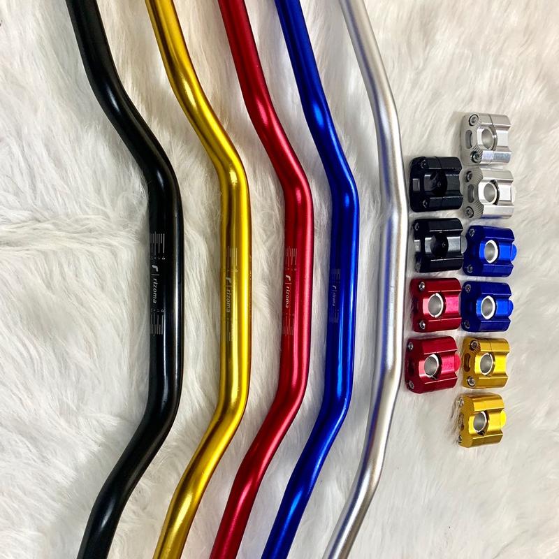 Ghi đông trung quốc rizoma 28mm kèm cùm nâng loại đẹp gắn xe điện