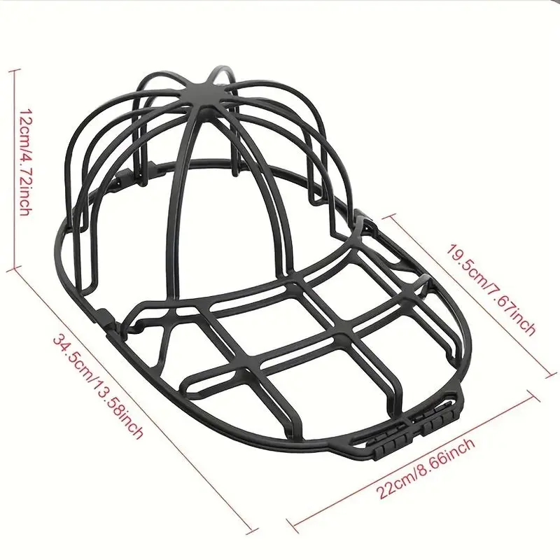 Baseball Cap Washer for Washing Machine, Baseball Hat Cleaning Protector, Hat Washing Frame Cage, Hat Washing Holder 1