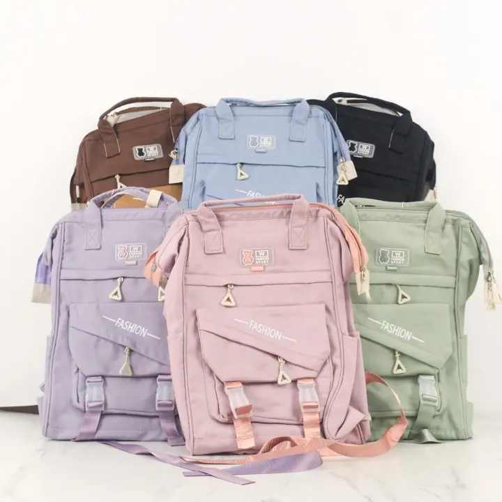 Tas Ransel Sekolah Anak Import W Korean Style Fashion Muat Laptop - 6768