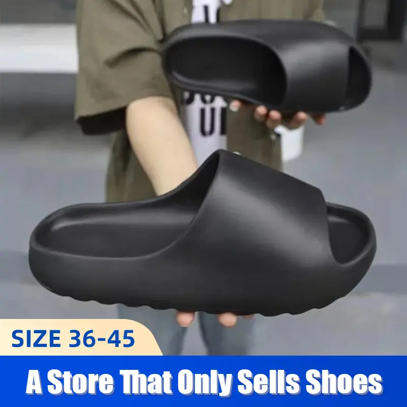 Giày Làm Vườn, Eva Siêu Nhẹ Màu Đen, Tích Hợp Mềm Mại, Dành Cho Phụ Nữ Và Unisex, Thời Trang Học Sinh Hàn Quốc, Chống Trượt, Dép Lười Bền, Dép Lười, Thích Hợp Cho Các Hoạt Động Ngoài Trời Và Mùa Hè, Nam, Phẳng Và Thoáng Khí, Dép Đi Biển Và Đi Bộ Đường Dài