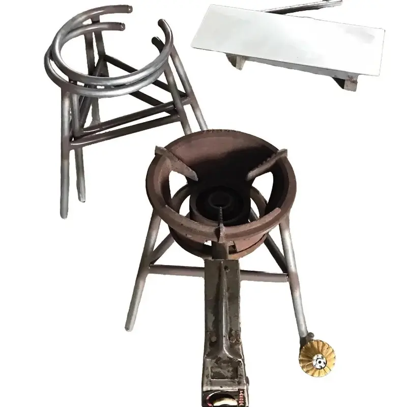 Giá để bếp ga công nghiệp cao 40cm đường kính 30cm 0