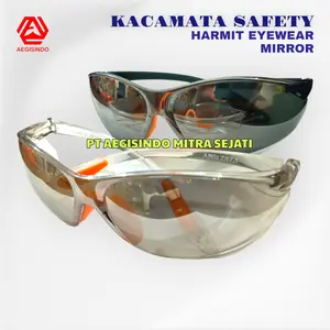 Kacamata Safety Fashion Mirror Clear dan Mirror Smoke HARMIT