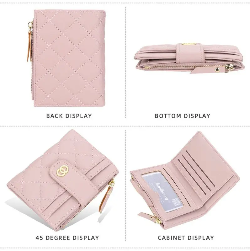 DOMPET LIPAT PENDEK WANITA / DOMPET LIPAT Kartu 4