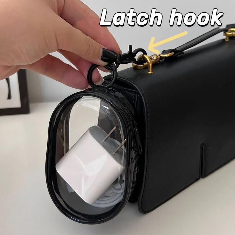 Vỏ Bảo Vệ Cáp Pvc, Thiết Kế 3D, Hộp Sắp Xếp Dữ Liệu Và Sắp Xếp, Hộp Hiển Thị Trong Suốt Kín, Hộp Sạc Tai Nghe, Cầm Tay, Thích Hợp Để Đựng Đồ Du Lịch Phụ Kiện 1
