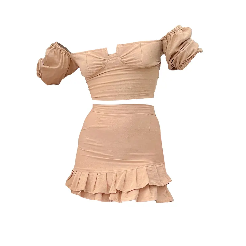 [GURLBUCKET] Canzy Set / Top / Skirt / Atasan / Rok / Oneset Linen “Pakaian Wanita” 5