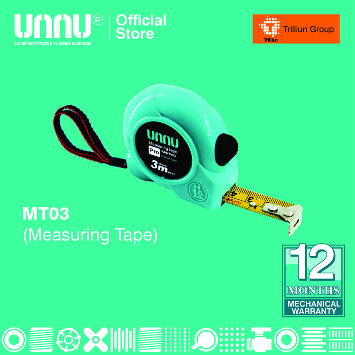 Gambar UNNU Measuring Tape - MT03 dari UNNU.official Kab. Gresik Tokopedia