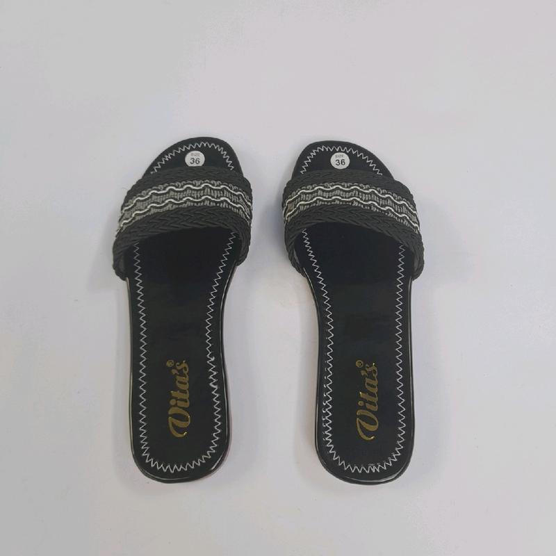 Dép lê Nữ Đế thấp ( 1cm ) Dép Lưới Nữ Hoa văn Thổ cẩm .Mã số LT 9