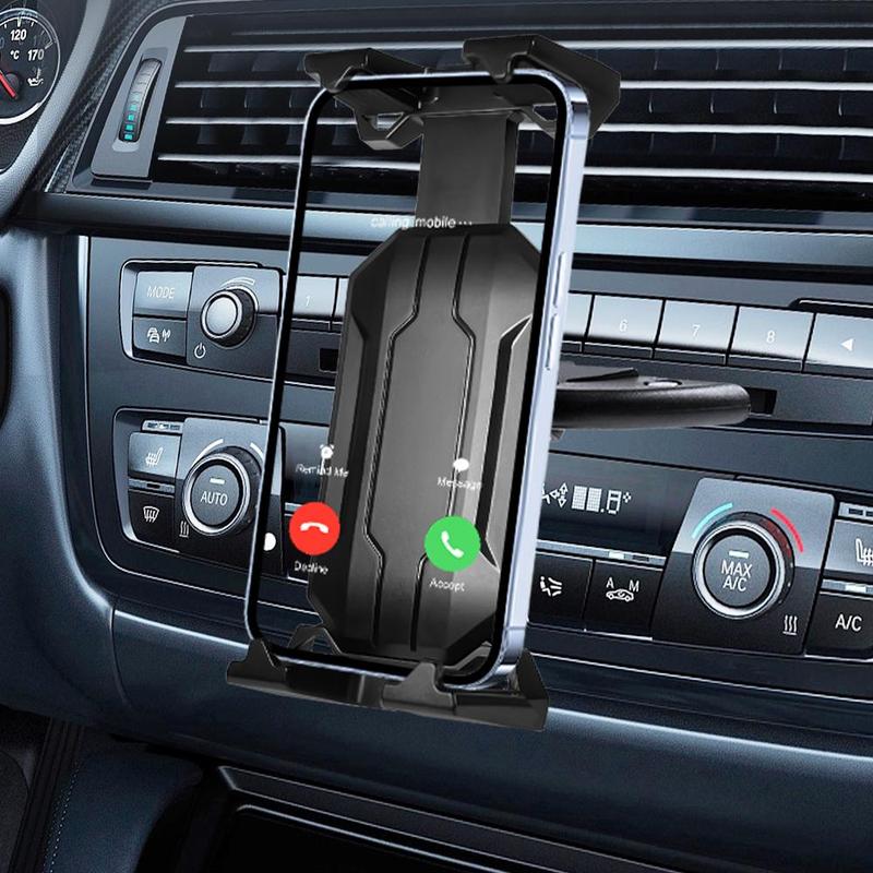 360° Rotatable CD Port Car Phone Holder, Durable & Stable Phone Holder for Car, Universal Car Phone Holder Mount for CD Player Slot, Compatible with 4.7-14 Inch Smartphones & Tablets 1
