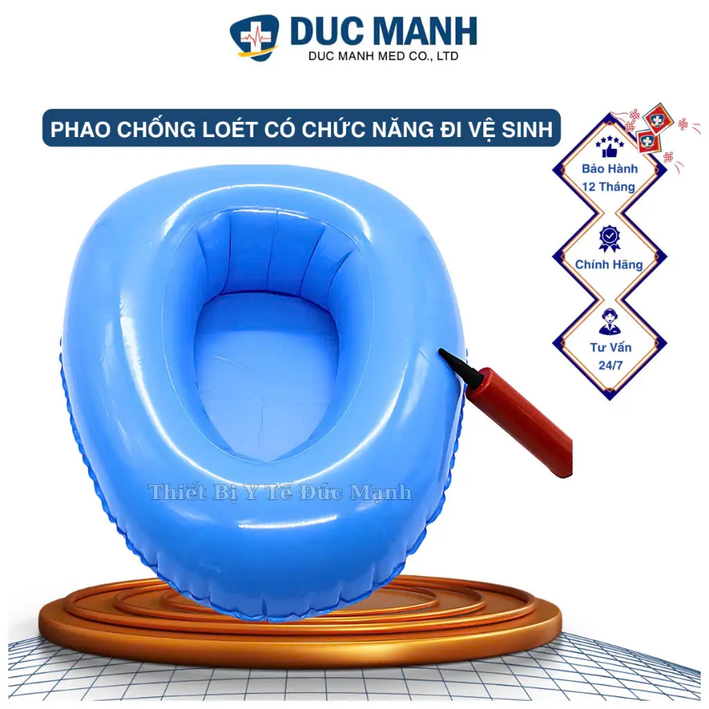 Phao chống loét có chức năng đi vệ sinh