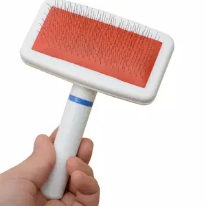 Sisir merah putih - sisir pet grooming sisir kucing sisir anjing puppy