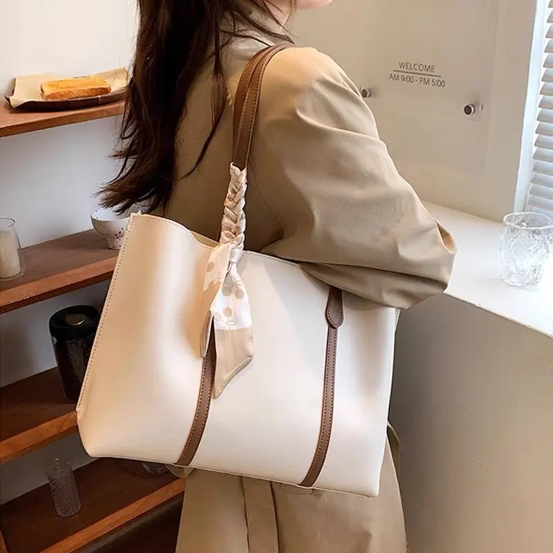 Tote Bag Wanita Torino - Tas Winayu (Free Syal /Twilly) Kulit Sekolah Totebag Perempuan Cewek 0