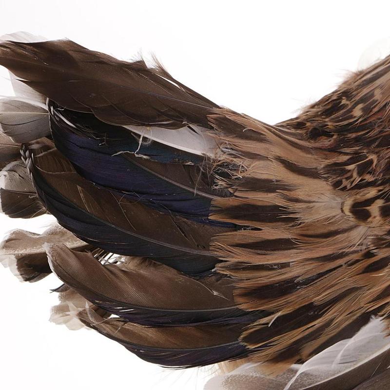 Product Introduction of Vivid Standing Hen Simulated Model, PVC+Feather, home and 1