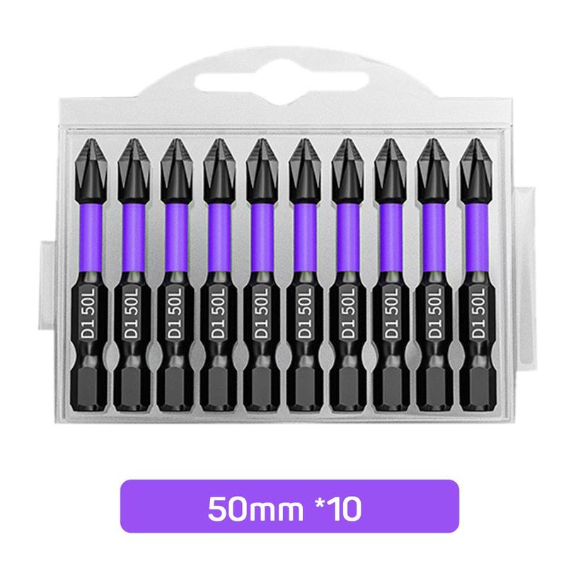 Impact Drill Bit Set, High Torque Hardness Drill Bit Set, Non-slip Impact Batch Head Bit Set, Strong Magnetic Cross Screwdriver Bits, Power Tool Accessories, Heavy Duty, Hardware, Industrial 3