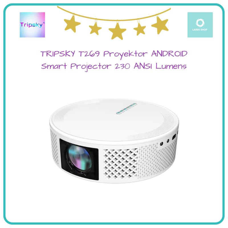 TRIPSKY T269 Proyektor ANDROID Smart Projector 230 ANSI Lumens - Shop ...