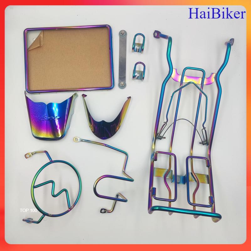 Combo Baga titan 7 màu Wave 2006 - 2025 110cc 100cc Wave 50cc RSX Biển 7 màu ốp dè RSX Móc U TITAN Lốc máy RS. Phụ Kiện Phụ Tùng