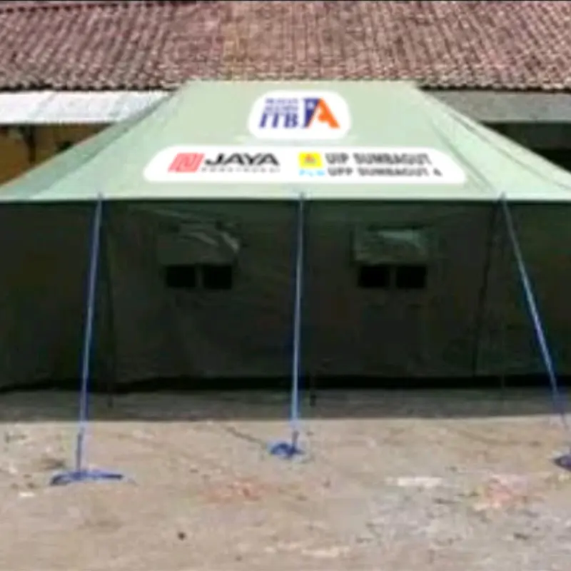 Tenda Komando Barak Ukuran 4x6 Untuk Camping dan Aktivitas Outdoor 4