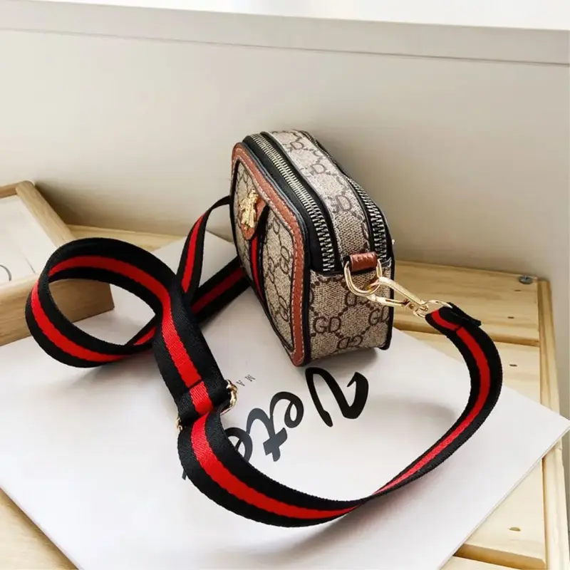 Túi Đeo Chéo Trẻ Em Mini, Thời Trang Mới, Dễ Thương, Chất Liệu PU Chống Thấm Nước, Túi Đeo Vai, Thích Hợp Cho Bé, Ba Lô, ví đựng tiền Xu, Túi Xách 2