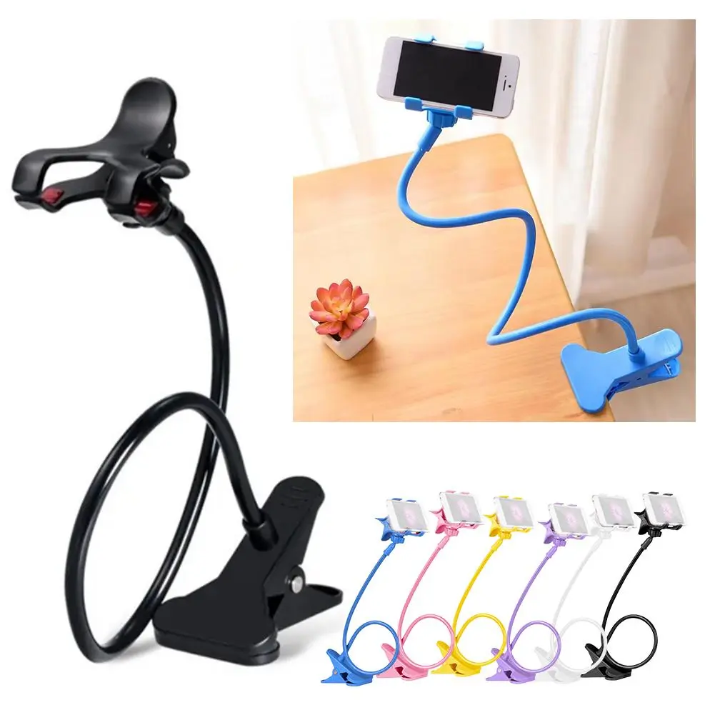 Universal Mobile Phone Holder Flexible 360 Adjustable Cell Stand Clip Bed Support Bracket Desk D1W3