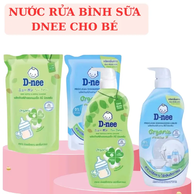 Nước Rửa Bình Sữa Dnee Oganic Hữu Cơ Thái Lan Cho Bé nuoc ruabinh 0