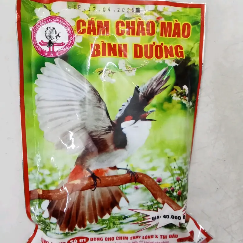 Cám chào mào dành cho chim thay lông Bình Dương 200g 0