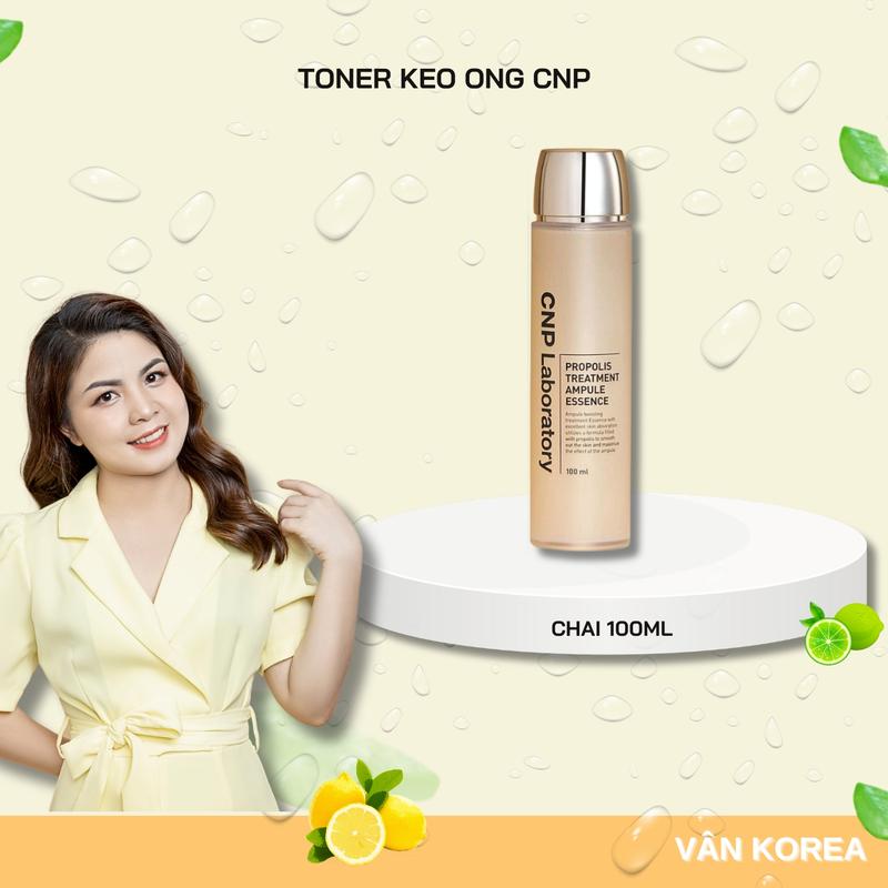 ( Tách set - Chai 100ml ) Nước Thần Keo Ong .CNP. – Dưỡng Ẩm, Làm Sáng Da, Mang Lại Làn Da Khỏe Mạnh - Women, Skincare tinh  chat