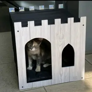 RUMAH KUCING MINIMALIS MURAH TAMPILAN LUCU PREMIUM