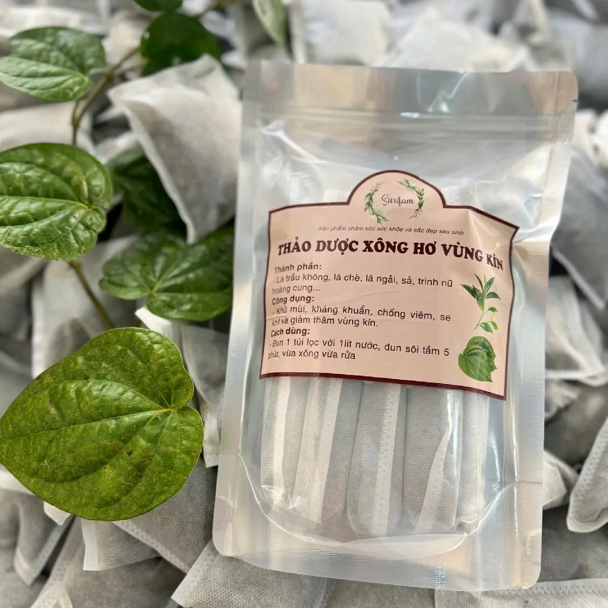 Set xông vùng kín ( 10 túi lọc)